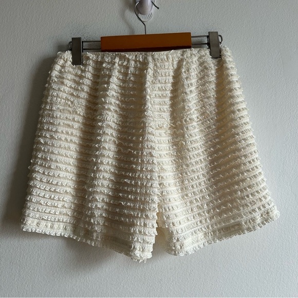 Sofie Schnoor Sz S Knickers Ruffle Lace Romantic Off White Short - Picture 7 of 12
